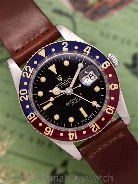 Rolex gmt 6542 bezel